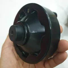 tay quay gập gọn đường kính 98mm trục thép lỗ trục 8mm