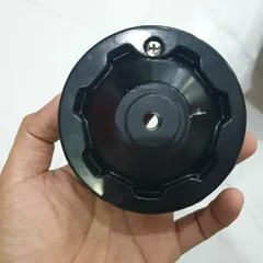 tay quay gập gọn đường kính 98mm trục thép lỗ trục 8mm