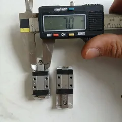 cặp ray bản 7 sẵn đế nhôm hành trình 13mm tháo máy chế tay hàn gọt cell pin 18650