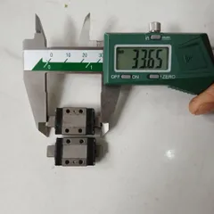 cặp ray bản 7 sẵn đế nhôm hành trình 13mm tháo máy chế tay hàn gọt cell pin 18650