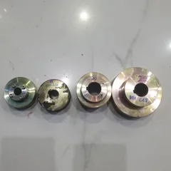 pulley sắt rãnh vuông 4mm đôi các cỡ