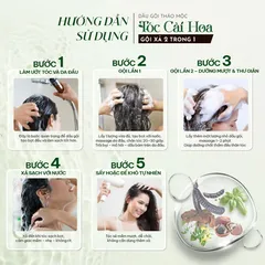 Dầu Gội Thảo Mộc Tóc Cài Hoa - Gội Xả 2 trong 1 C'Choi