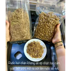 300g Ruốc nấm hữu cơ Bếp Gấu Ca làm từ chân nấm Organic Phú Gia, món chay ngon, thuần chay, chà bông nấm
