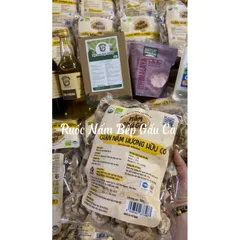 300g Ruốc nấm hữu cơ Bếp Gấu Ca làm từ chân nấm Organic Phú Gia, món chay ngon, thuần chay, chà bông nấm