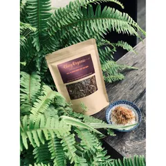 300g Ruốc nấm hữu cơ Bếp Gấu Ca làm từ chân nấm Organic Phú Gia, món chay ngon, thuần chay, chà bông nấm