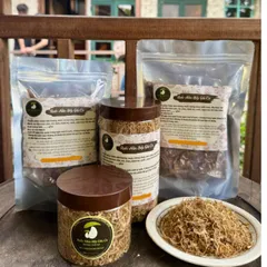 Chà bông nấm Việt- Bếp Gấu Ca vị truyền thống, ruốc nấm hương chay đậm đà, thơm ngon