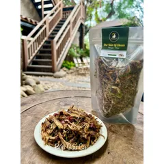 Khô Nấm Cay, Khô Nấm Lá Chanh Bếp Gấu Ca, khô chay ăn vặt hữu cơ, Food