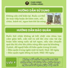 Ruốc Nấm Hương cay Bếp Gấu Ca,chà bông nấm,món ăn chay,khô nấm cay cay,ruốc nấm hương chay ngon