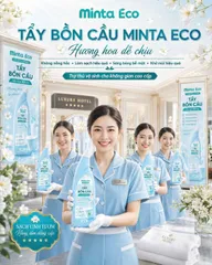 Tẩy bồn cầu Minta Eco - Hương hoa dễ chịu - chai 800ml