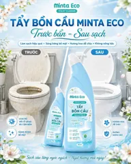 Tẩy bồn cầu Minta Eco - Hương hoa dễ chịu - chai 800ml