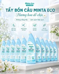 Tẩy bồn cầu Minta Eco - Hương hoa dễ chịu - chai 800ml