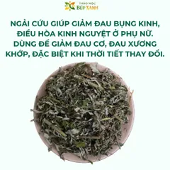 Ngải Cứu Khô 1KG Sạch, Thơm, Hàng Mới | Lá Ngải Cứu Khô | Làm Trà, Nấu Nước Thảo Mộc Búp Xanh