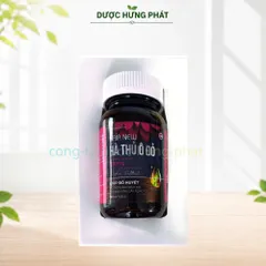 Viên uống Hair New Hà Thủ Ô Đỏ Hộp Đen giúp bổ huyết, hỗ trợ giảm nguy cơ tóc bạc sớm, gãy rụng tóc hộp 30 viên