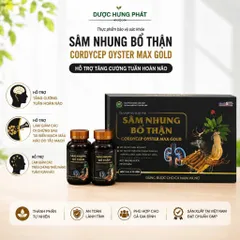 Viên uống Sâm Nhung Bổ Thận Cordycep Oyster Max Gold giúp bổ huyết, tăng lực, bổ thận, dưỡng thận hộp 60 viên