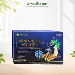 Viên uống Sâm Nhung Bổ Thận Cordycep Oyster Max Gold giúp bổ huyết, tăng lực, bổ thận, dưỡng thận hộp 60 viên
