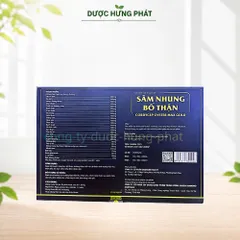 Viên uống Sâm Nhung Bổ Thận Cordycep Oyster Max Gold giúp bổ huyết, tăng lực, bổ thận, dưỡng thận hộp 60 viên