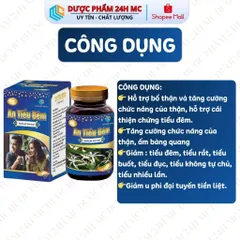 Viên Uống An Tiểu Đêm 24H MC Giảm Tiểu Đêm, Tiểu Buốt, Tiểu Nhiều Lần - Hộp 30 viên