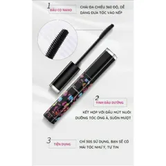Mascara chải tóc con, Cọ vuốt tóc con vào nếp cho tóc xơ rối