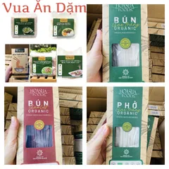 BÚN GẠO TƯƠI PHỞ GẠO TƯƠI HỮU CƠ SẤY KHÔ HOA SỮA / VIETSUISSE / HASABIO cho bé và cả nhà