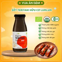 Sốt Teriyaki Hữu Cơ Lumlum cho bé ăn dặm từ 1 tuổi