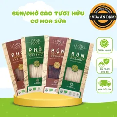 BÚN GẠO TƯƠI PHỞ GẠO TƯƠI HỮU CƠ SẤY KHÔ HOA SỮA / VIETSUISSE / HASABIO cho bé và cả nhà