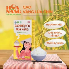 Gạo Hữu Cơ Hoa Nắng / Gạo Japonica Hoa nắng cho bé ăn dặm