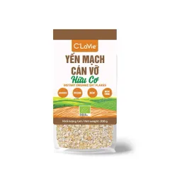 Yến Mạch Hữu Cơ Cán Vỡ - Cán Dẹt C'LAVIE - Ăn Liền, Nấu Cháo Ăn Dặm, Nấu Sữa Hạt, Làm Bánh