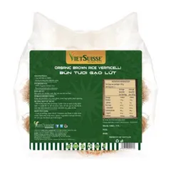 BÚN GẠO TƯƠI PHỞ GẠO TƯƠI HỮU CƠ SẤY KHÔ HOA SỮA / VIETSUISSE / HASABIO cho bé và cả nhà