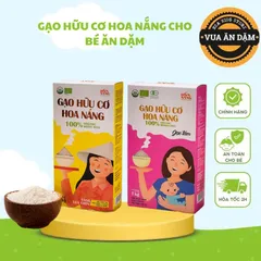 Gạo Hữu Cơ Hoa Nắng / Gạo Japonica Hoa nắng cho bé ăn dặm