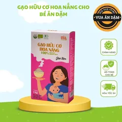 Gạo Hữu Cơ Hoa Nắng / Gạo Japonica Hoa nắng cho bé ăn dặm