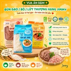 Bún Gạo / Bò / Lứt Thượng Hạng Jimmy cho bé ăn dặm và cả nhà