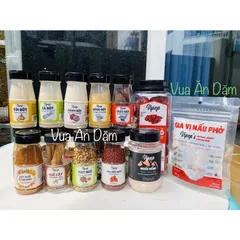 Trọn bộ Bột Gia Vị Sạch và Tự Nhiên (Hành,Tỏi,Sả) cho bé và cả gia đình | Bột gia vị VIPEP (Mẫu mới-Vipep Date 2026)