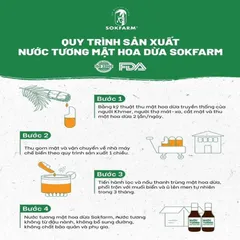 Nước tương mật hoa dừa hữu cơ Sokafarm, Nước tương từ mật hoa dừa không đậu nành, không đường, ít muối cho bé ăn dặm