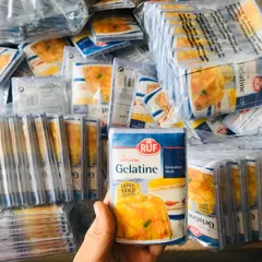 Bột, Lá Gelatine [mẫu mới] Organic Ruf, Sobo cho bé ăn dặm và cả nhà