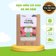 Gạo Hữu Cơ ST25 cho bé ăn dặm Vietsuisse | NÀNG HƯƠNG | HOA SỮA | HasaBio cho bé và cả nhà
