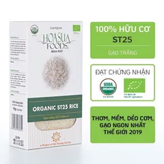Gạo Hữu Cơ ST25 cho bé ăn dặm Vietsuisse | NÀNG HƯƠNG | HOA SỮA | HasaBio cho bé và cả nhà