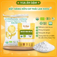 Bột năng hữu cơ Thái Lan BioBee cho bé ăn dặm và cả nhà