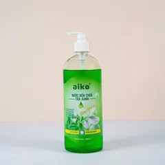 Nước rửa chén Aiko chai 1000ml-Công nghệ mới sạch bóng & khử mùi tanh