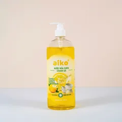 Nước rửa chén Aiko chai 1000ml-Công nghệ mới sạch bóng & khử mùi tanh