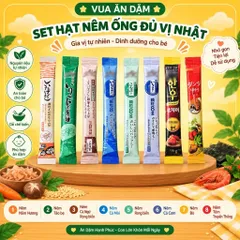 Set hạt nêm ống đủ vị Nhật cho bé ăn dặm