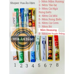 Set hạt nêm ống đủ vị Nhật cho bé ăn dặm