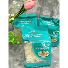 Thùng 16 Gói Bún Gạo Sạch Jimmy Foods Xuất Khẩu Châu Âu Healthy Eatclean Ăn Dặm