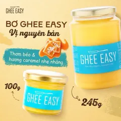  Bơ Ghee Hữu Cơ EASY–Ghee Butter Organic, Không Lactose, Giàu Dinh Dưỡng, Dành Cho Bé Ăn Dặm & Gia Đình