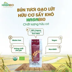 (Tổng Hợp) Bún gạo, Phở gạo, Bún lứt hữu cơ cho bé ăn dặm và cả nhà-HasaBio