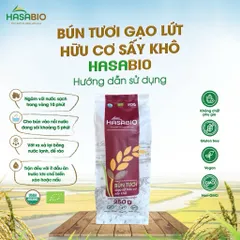 (Tổng Hợp) Bún gạo, Phở gạo, Bún lứt hữu cơ cho bé ăn dặm và cả nhà-HasaBio