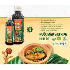 Nước Màu Dừa Hữu Cơ VIETNIPA –Từ Mật Dừa Nước, Tạo Màu Món Ăn, Dùng Cho Bé Ăn Dặm Từ 1 Tuổi (Date 2028)