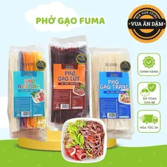 (Tổng Hợp) Phở, Bánh Canh, Bún gạo ngũ sắc FUMA cho bé ăn dặm /ăn kiêng Eatclean