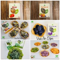 [SURI FRAM] Mì Cải Kale | Hoa đậu biếc | Rau củ hữu cơ cho bé ăn dặm, ăn Eat Clean