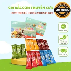 Gia vị rắc cơm Thuyền Xưa 5 vị cho bé ăn dặm từ 1 tuổi