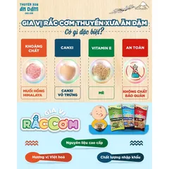 Gia vị rắc cơm Thuyền Xưa cho bé ăn dặm từ 1 tuổi